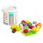 01 ecotoys drveno voce set od 20 elemenata
