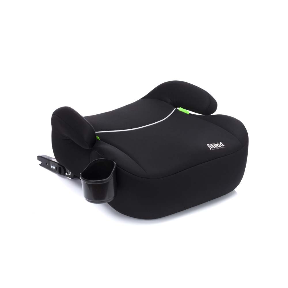 01 fillikid booster sjedalo za auto s isofix i size prikljuckom i drzacem za casu crna 1
