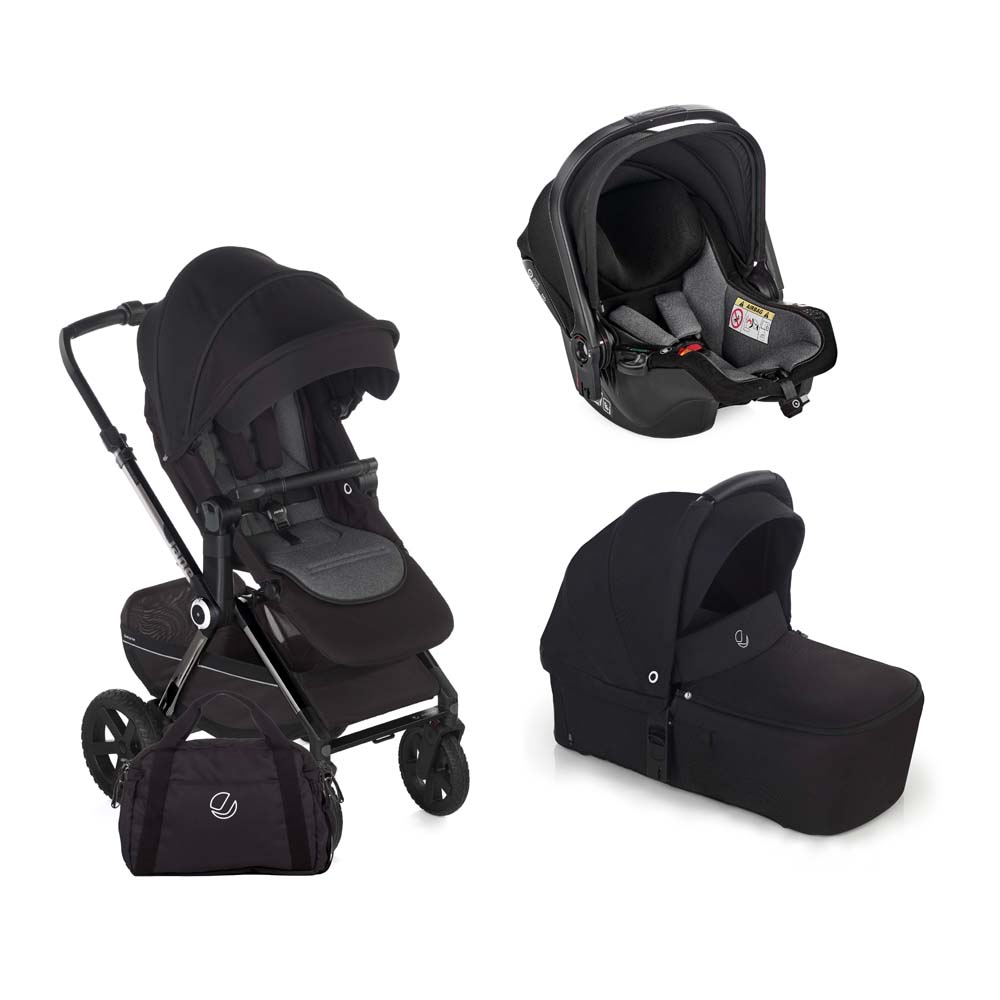 01 jane crosslight 3 silver shadow djecja kolica 3u1 cold black 1