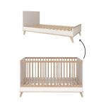 02 flip kinderbetkrevet 140x70 cm white oak
