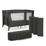 02kinderkraft putni krevetic 2u1 joy light grey