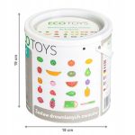 04 ecotoys drveno voce set od 20 elemenata