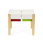 04 ecotoys stol sa spremnikom i ladicama za igracke i dvije stolice