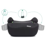 04 fillikid booster sjedalo za auto s isofix i size prikljuckom i drzacem za casu crna
