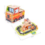 08 ecotoys drveni set za vatrogasnu postaju garaza s dodacimajpg