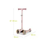 10 lionelo romobil jessy led pink rose