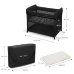 11 kinderkraft travel cot moon dream blackjpg