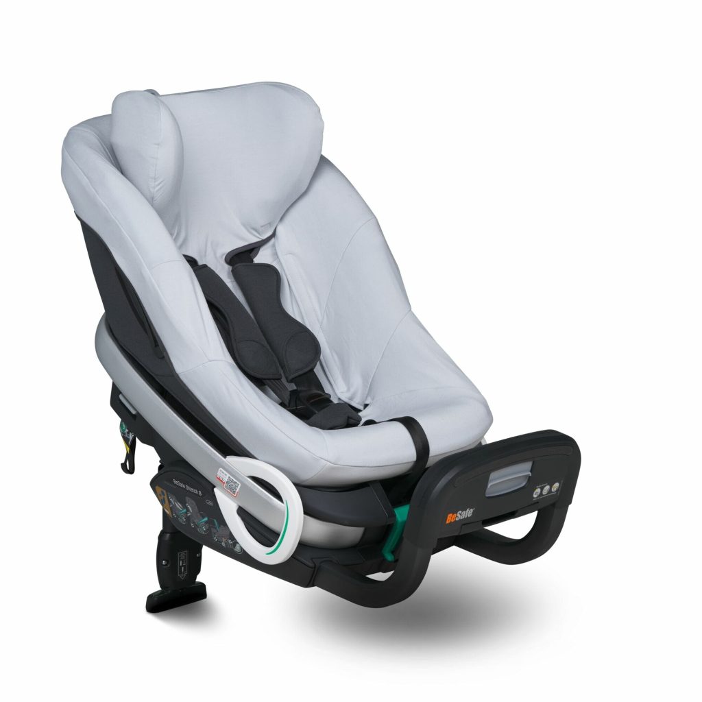 11020444 BeSafe Child Seat Cover Stretch Glacier Grey shadow 2