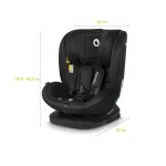 12 lionelo autosjedalica bastiaan i size 0 36 kg 40 150 cm 360 black grey