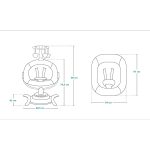 12 lionelo elektricna ljuljacka bella 360 kolijevka grey concrete