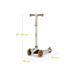 12 lionelo romobil jessy led grey brown