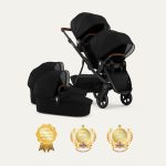 12 redsbaby nuvo twin djecja kolica 2u1 black blackjpg