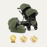 12 redsbaby nuvo twin djecja kolica 2u1 gun metal ivy bjpg