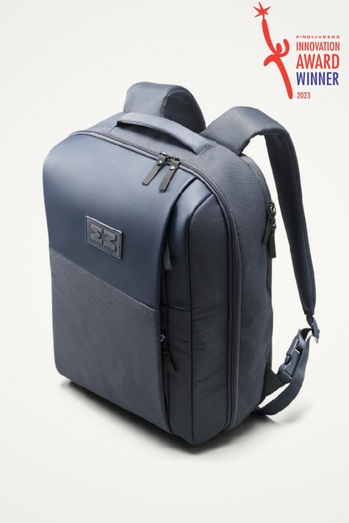 MiniMeis Dusk Blue Core Backpack Product 1 4