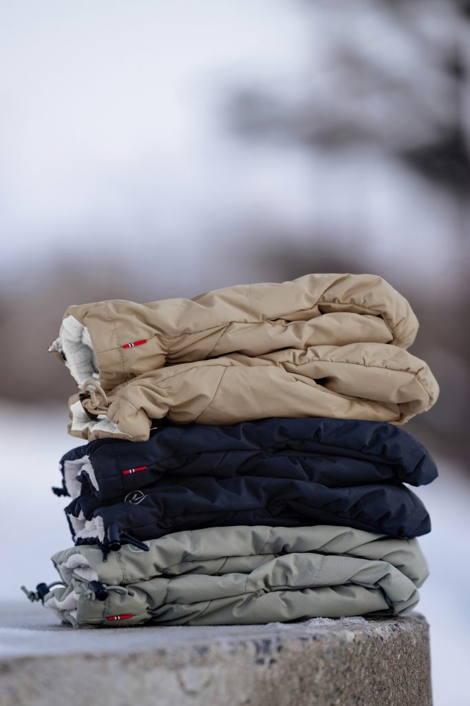 Voksi Stroller Mittens Dark Sand 5 6