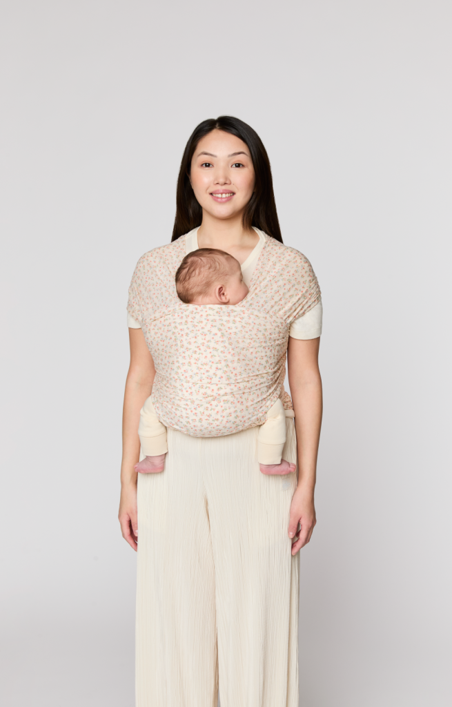 ergobaby carrier aura wrap knit dainty blooms 2 2