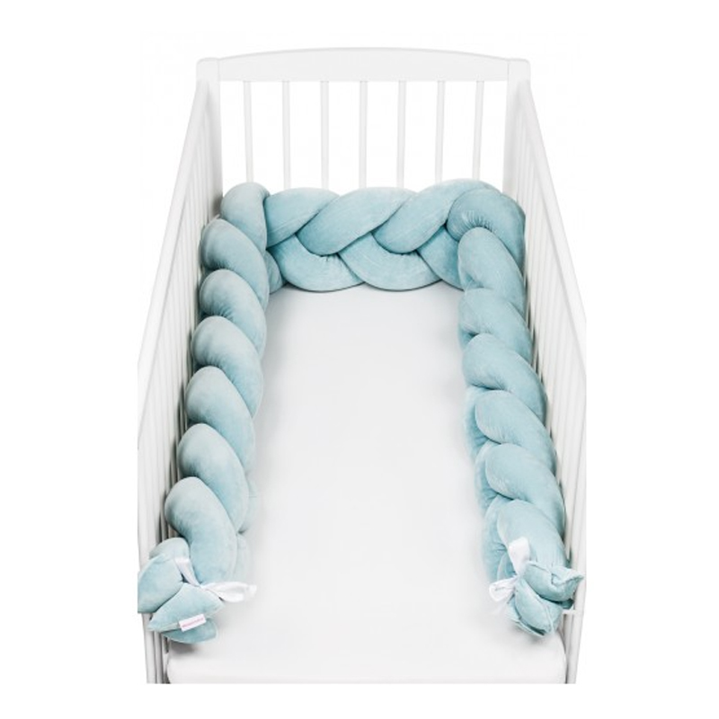 pletenica velur plava