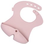 Silicone Travel Bib Blush 3