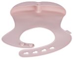 Silicone Travel Bib Blush 4