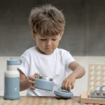 Small Thermal Food Jar 250 Dusty Blue Lifestyle 1 1