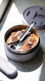 Stainless Steel Cutlery Set with Case Purple Lifestyle 2