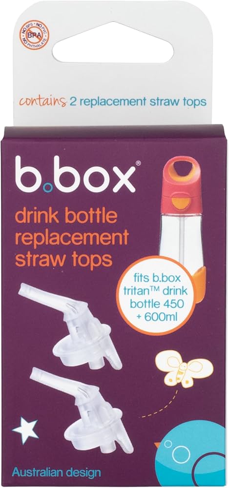 Tritan 450ml 600ml Drink bottle replacement straw top 3