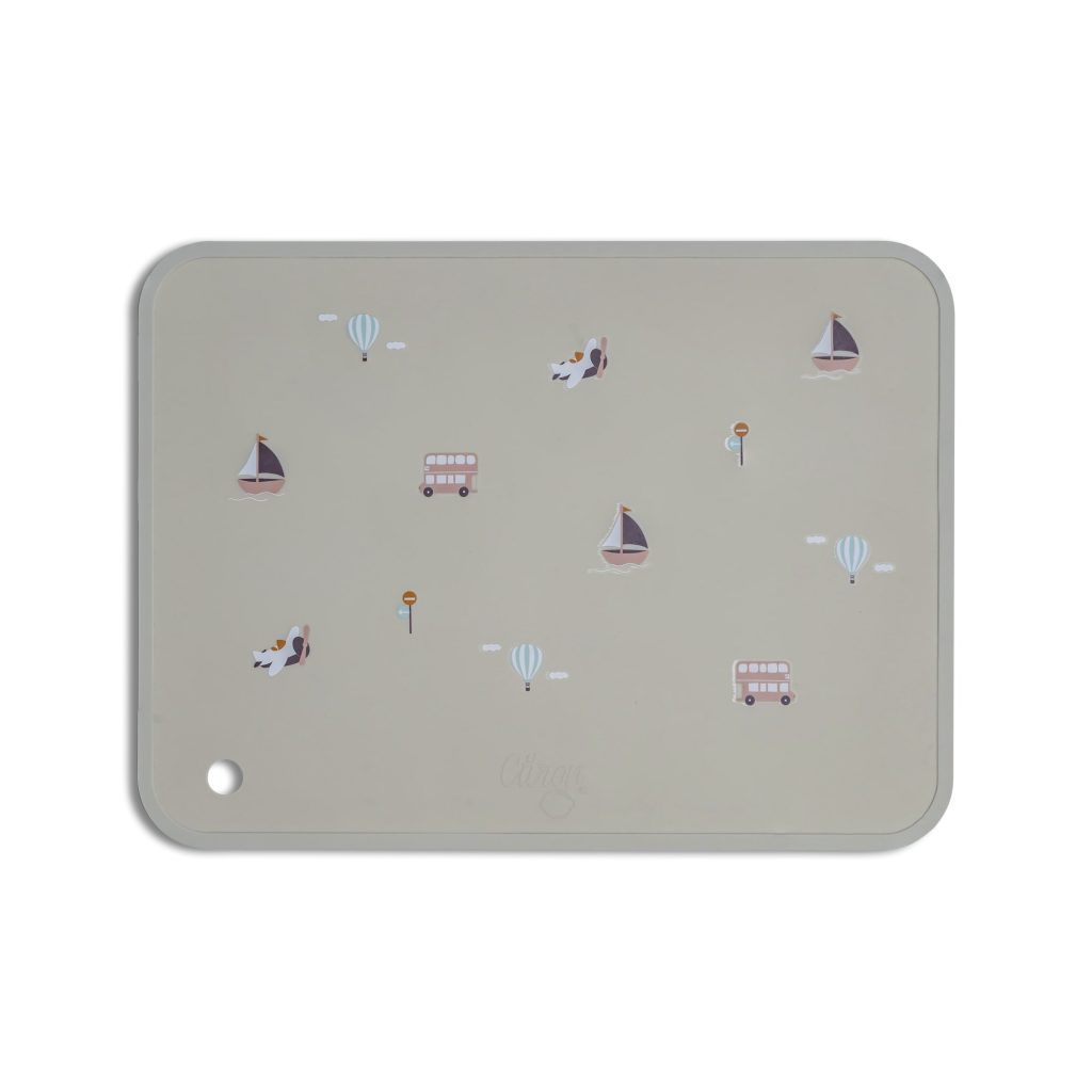 Z1084 Silicone Placemat Rectangle Vehicles Main