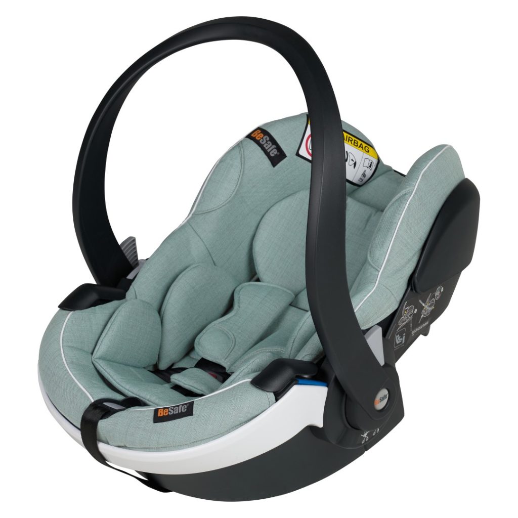 11032563 BeSafe iZi Go Modular X2 i Size Sea Green Melange Left Large