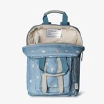 Kids Backpack Spaceship Dusty Blue 3 1