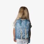 Kids Backpack Spaceship Dusty Blue 7
