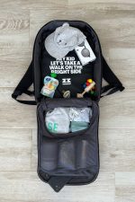 MiniMeis Black Premium Backpack Lifestyle 1
