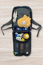 MiniMeis Olive Premium Backpack Lifestyle 1