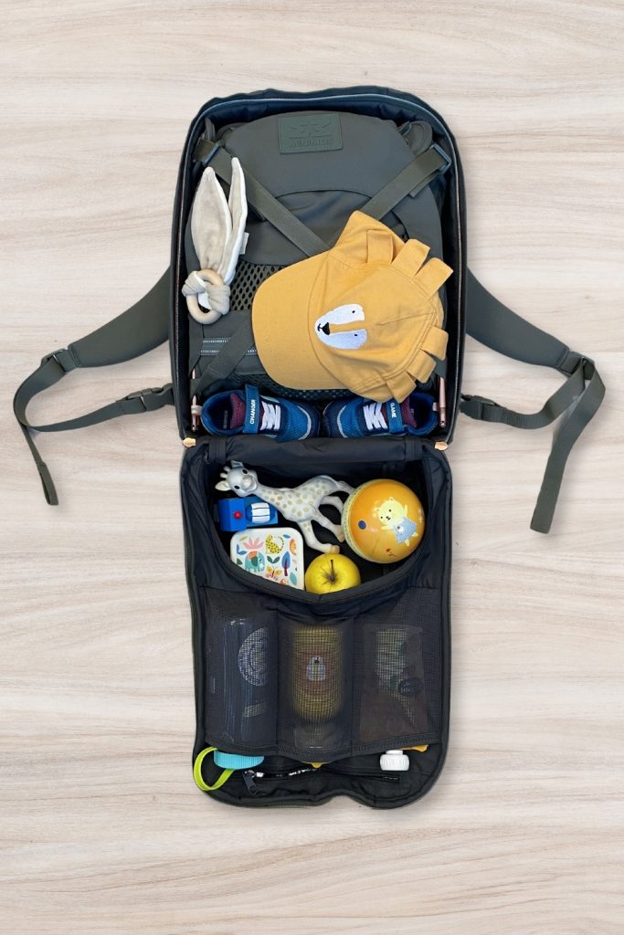 MiniMeis Olive Premium Backpack Lifestyle 1
