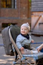 MiniMeis Olive Premium Backpack Lifestyle 4