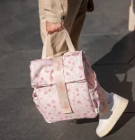 Thermal Roll Up Lunch Bag Flowers Lifestyle 1